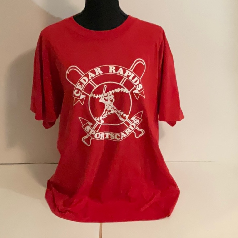Vintage Cedar Rapids Iowa Sports cards T-Shirt